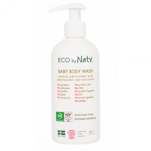 Naty Dětská mycí emulze BIO (200 ml) - se spoustou bio aloe vera Naty