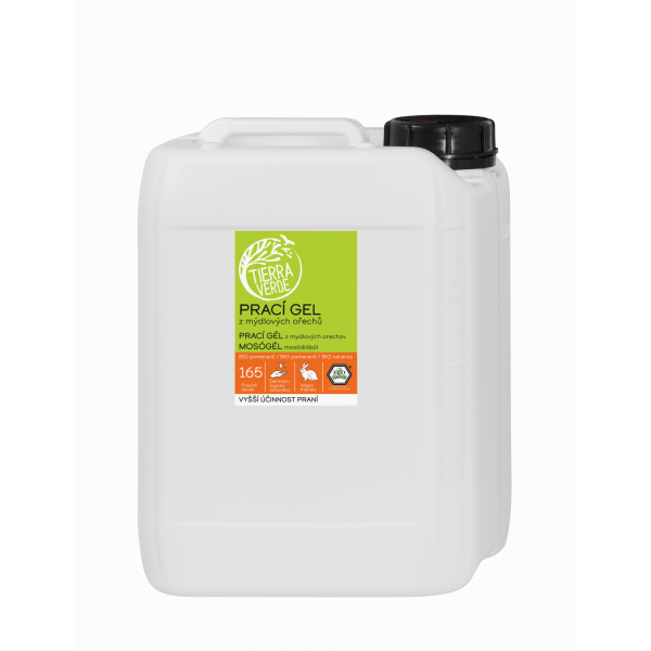 Tierra Verde Prací gel s BIO pomerančem - INOVACE (5 l) Tierra Verde