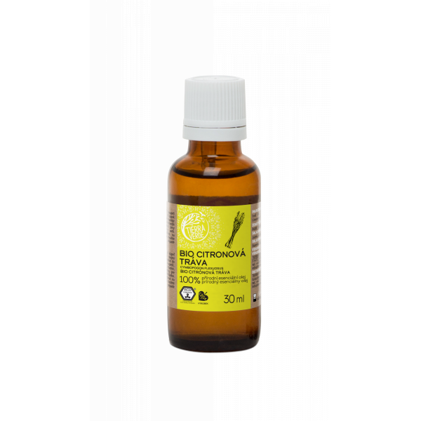 Tierra Verde Esenciální olej Citronová tráva BIO (30 ml) - II.jakost - pomůže při vyčerpání Tierra Verde