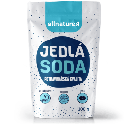 Allnature Jedlá soda 100 g - potravinářská kvalita Allnature