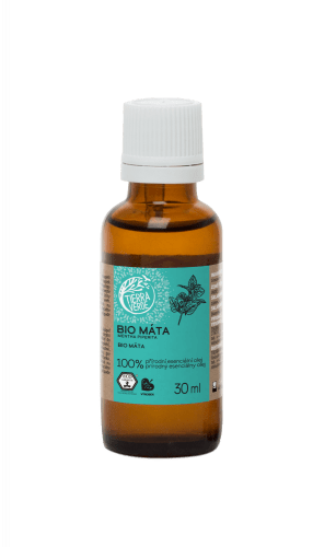 Tierra Verde Esenciální olej Máta BIO 30 ml - podpoří dýchací cesty a soustředění Tierra Verde
